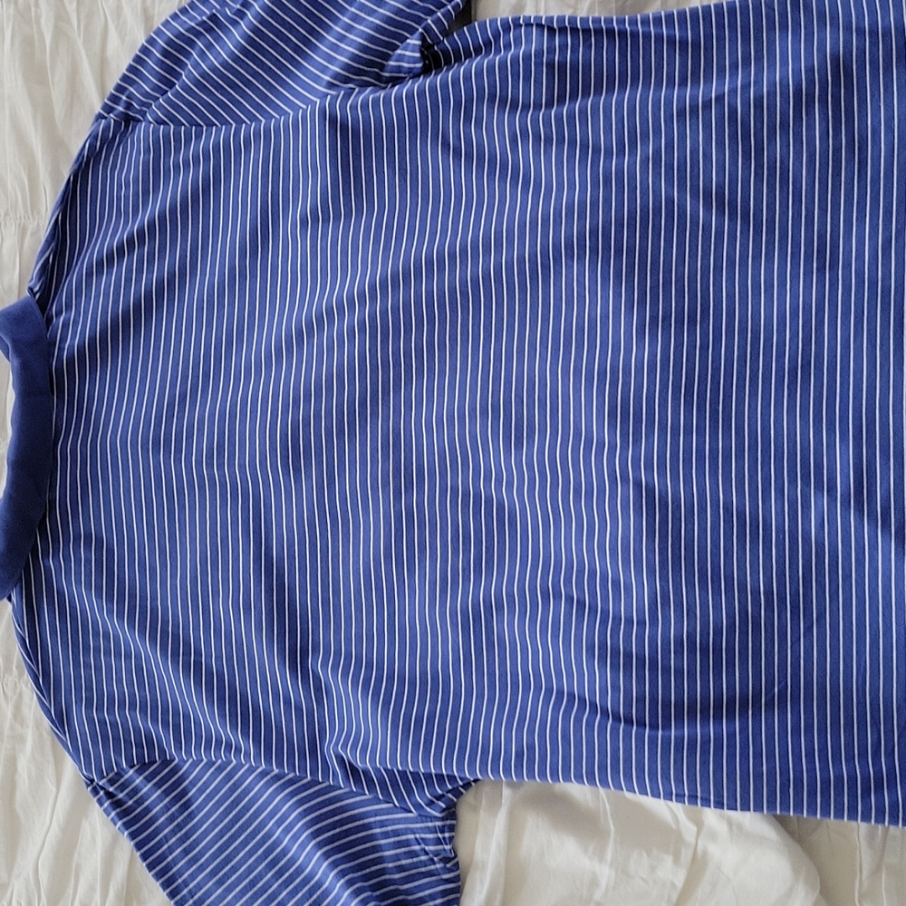 Men's Ralph Lauren Polo Golf Polo Blue White Large - Picture 5 of 6